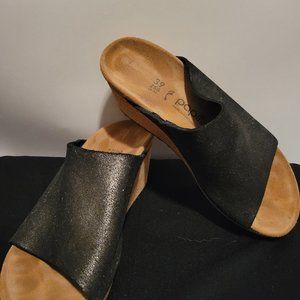 Birkenstock Cork Wedge Black Size 8/39